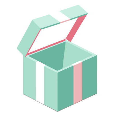 Subscription box packaging designeのイラスト素材