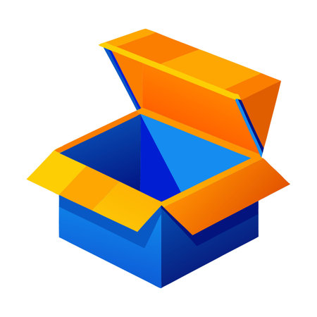 Subscription box packaging designeのイラスト素材