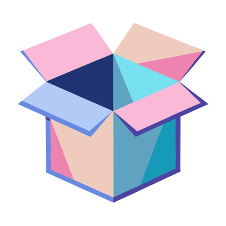 Subscription box packaging designeのイラスト素材