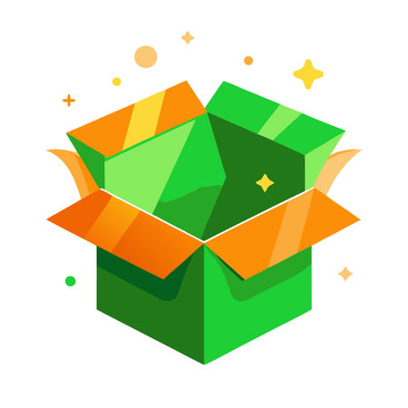 Subscription box packaging designeのイラスト素材