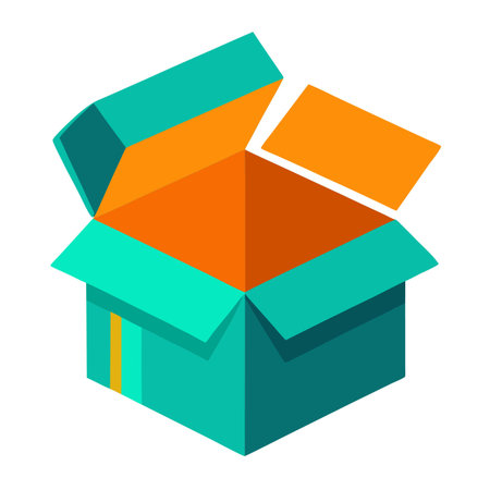 Subscription box packaging designeのイラスト素材