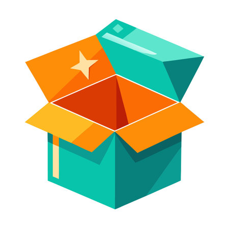 Subscription box packaging designeのイラスト素材