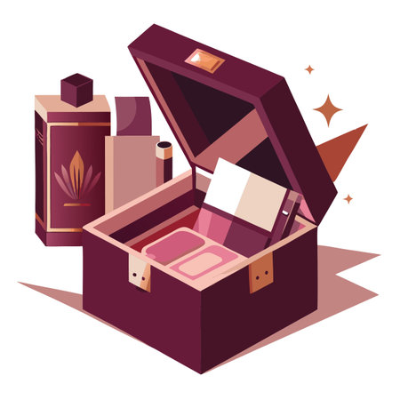 Subscription box packaging designeのイラスト素材