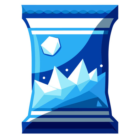 Snack food packet designのイラスト素材