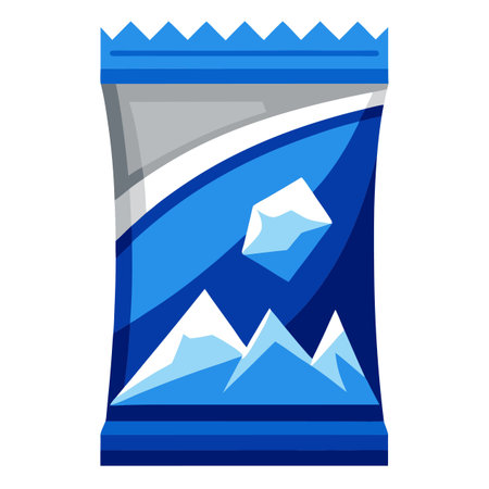 Snack food packet designのイラスト素材