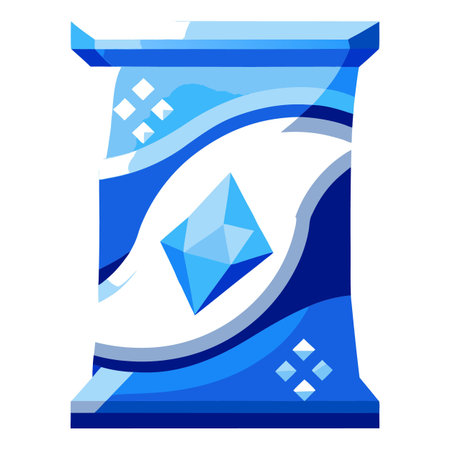 Snack food packet designのイラスト素材