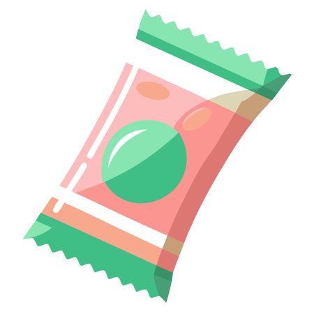 Snack food packet designのイラスト素材