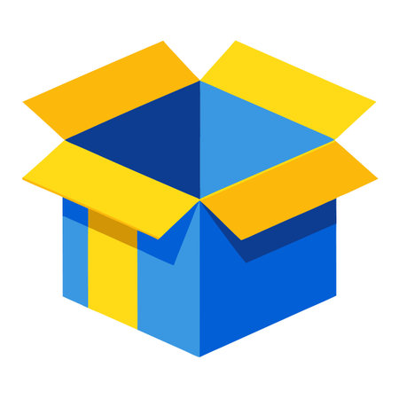 Subscription box packaging designeのイラスト素材