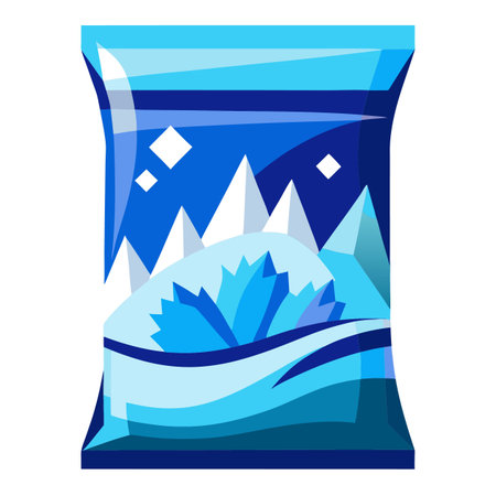 Snack food packet designのイラスト素材