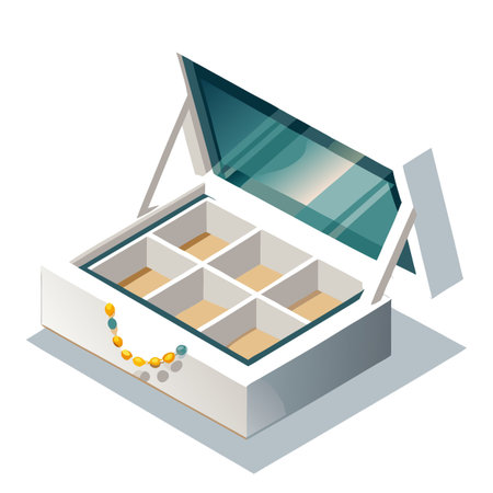 Jewelry box designのイラスト素材