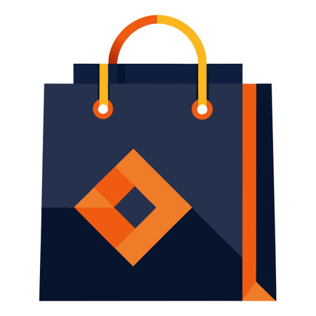 Shopping bag design templateのイラスト素材