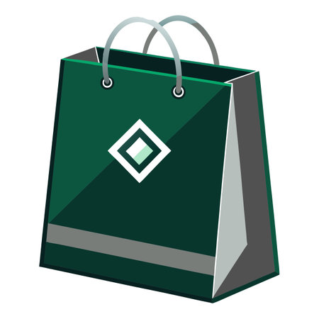 Shopping bag design templateのイラスト素材