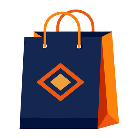 Shopping bag design templateのイラスト素材