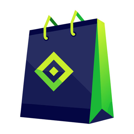 Shopping bag design templateのイラスト素材