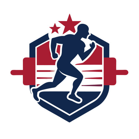 Gym or fitness logoのイラスト素材