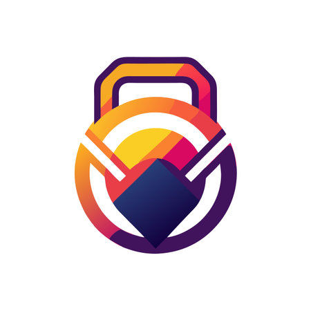 Gym or fitness logoのイラスト素材