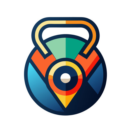 Gym or fitness logoのイラスト素材