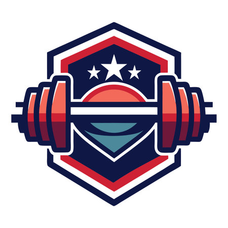 Gym or fitness logoのイラスト素材