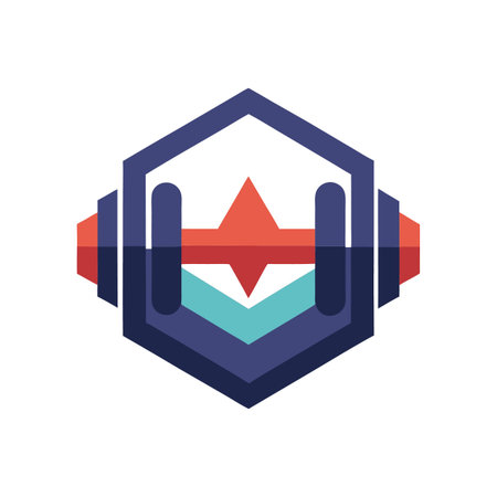 Gym or fitness logoのイラスト素材