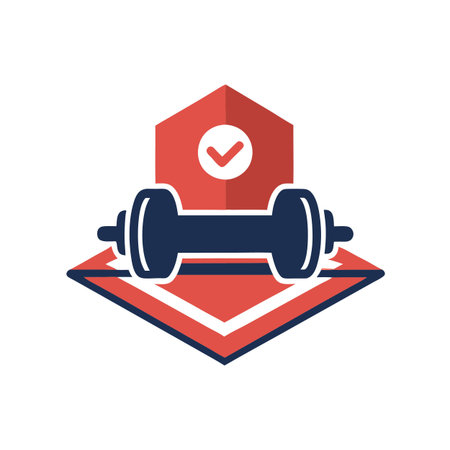 Gym or fitness logoのイラスト素材