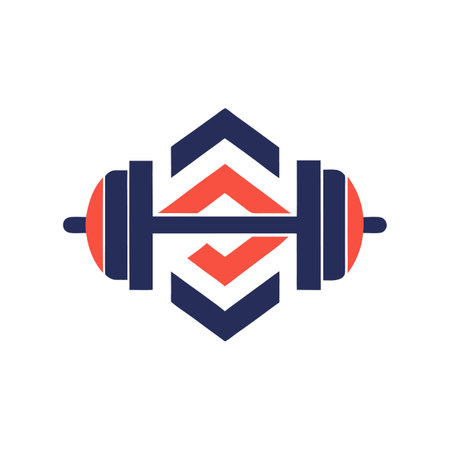 Gym or fitness logoのイラスト素材