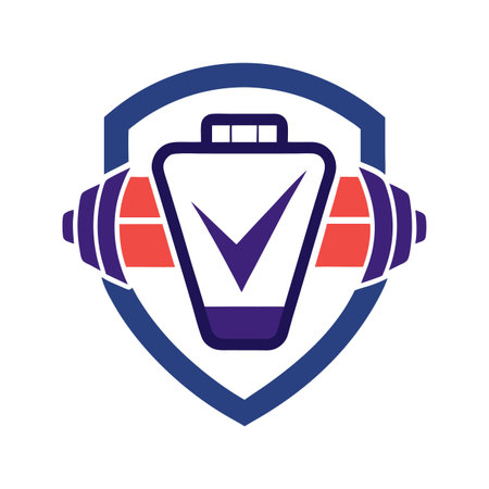 Gym or fitness logoのイラスト素材