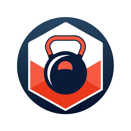 Gym or fitness logoのイラスト素材
