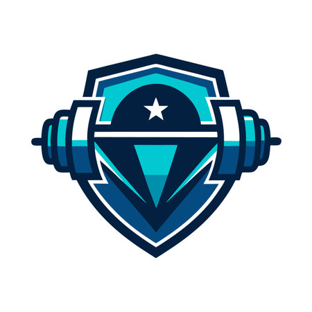 Gym or fitness logoのイラスト素材