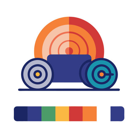 Gym or fitness logoのイラスト素材