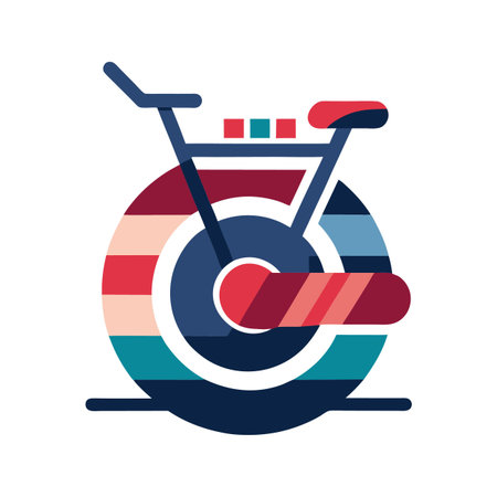 Gym or fitness logoのイラスト素材