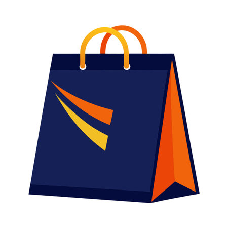 Shopping bag design templateのイラスト素材
