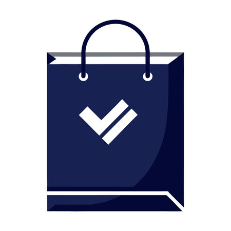 Shopping bag design templateのイラスト素材