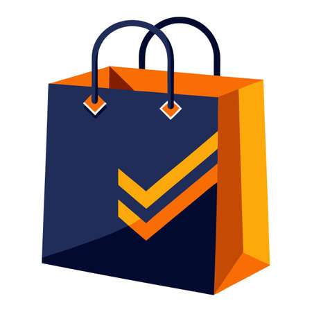 Shopping bag design templateのイラスト素材