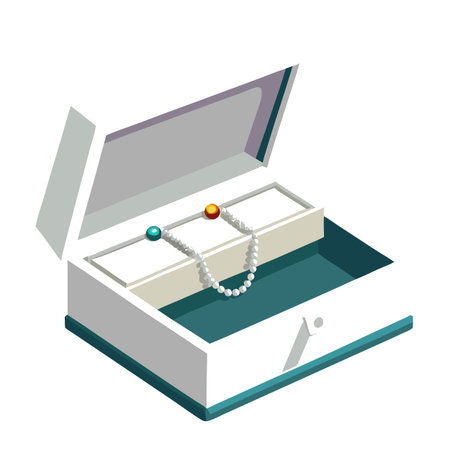 Jewelry box designのイラスト素材