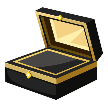 Jewelry box designのイラスト素材