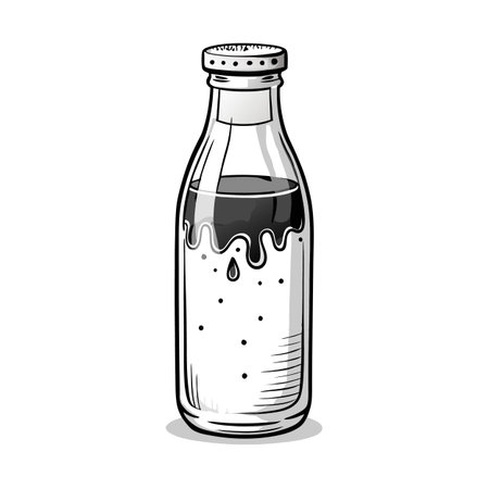 Illustrations of drink bottlesのイラスト素材