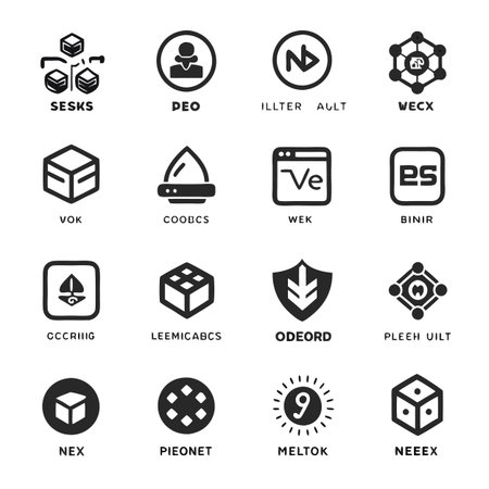 Set of Crypto icons