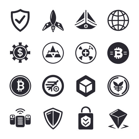 Set of Crypto icons