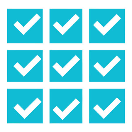 Set od check and cross mark icons