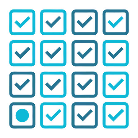 Set od check and cross mark icons