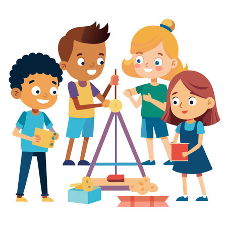 Kids activity concept illustrationのイラスト素材