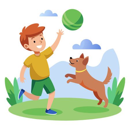 Kids activity concept illustrationのイラスト素材