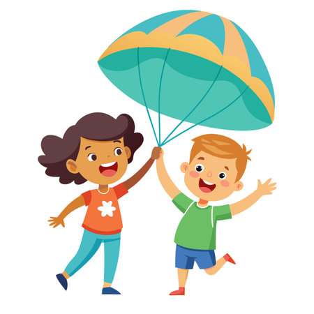 Kids activity concept illustrationのイラスト素材