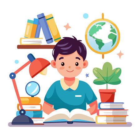 Kids activity concept illustrationのイラスト素材