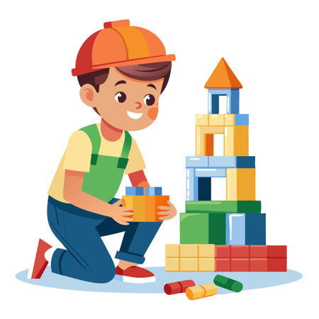 Kids activity concept illustrationのイラスト素材