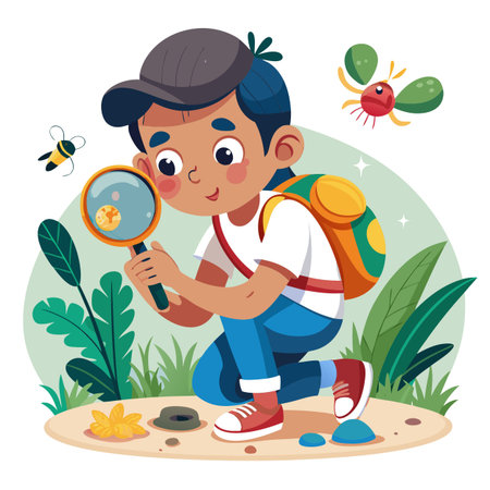 Kids activity concept illustrationのイラスト素材