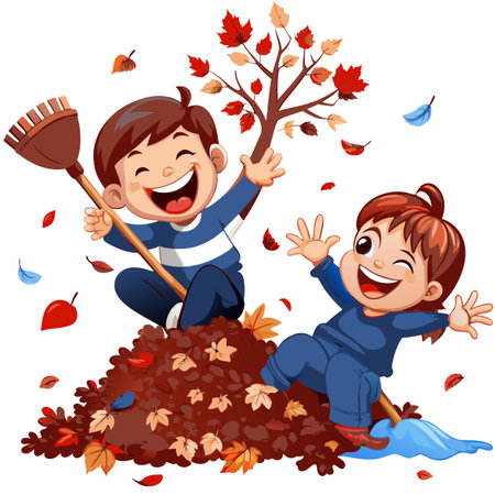 Kids activity concept illustrationのイラスト素材