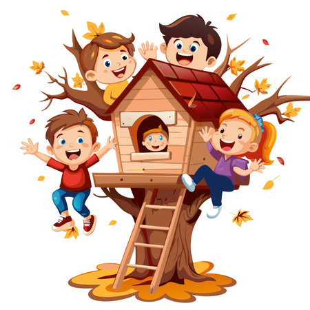 Kids activity concept illustrationのイラスト素材