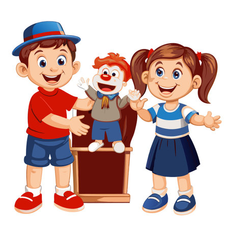 Kids activity concept illustrationのイラスト素材