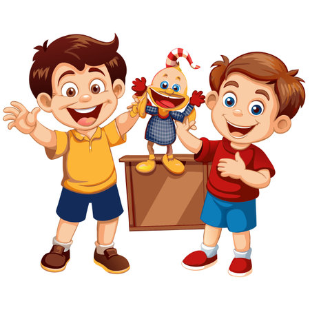 Kids activity concept illustrationのイラスト素材